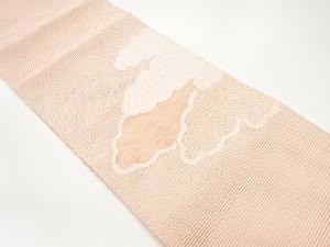 絽綴れ雲模様織出し名古屋帯